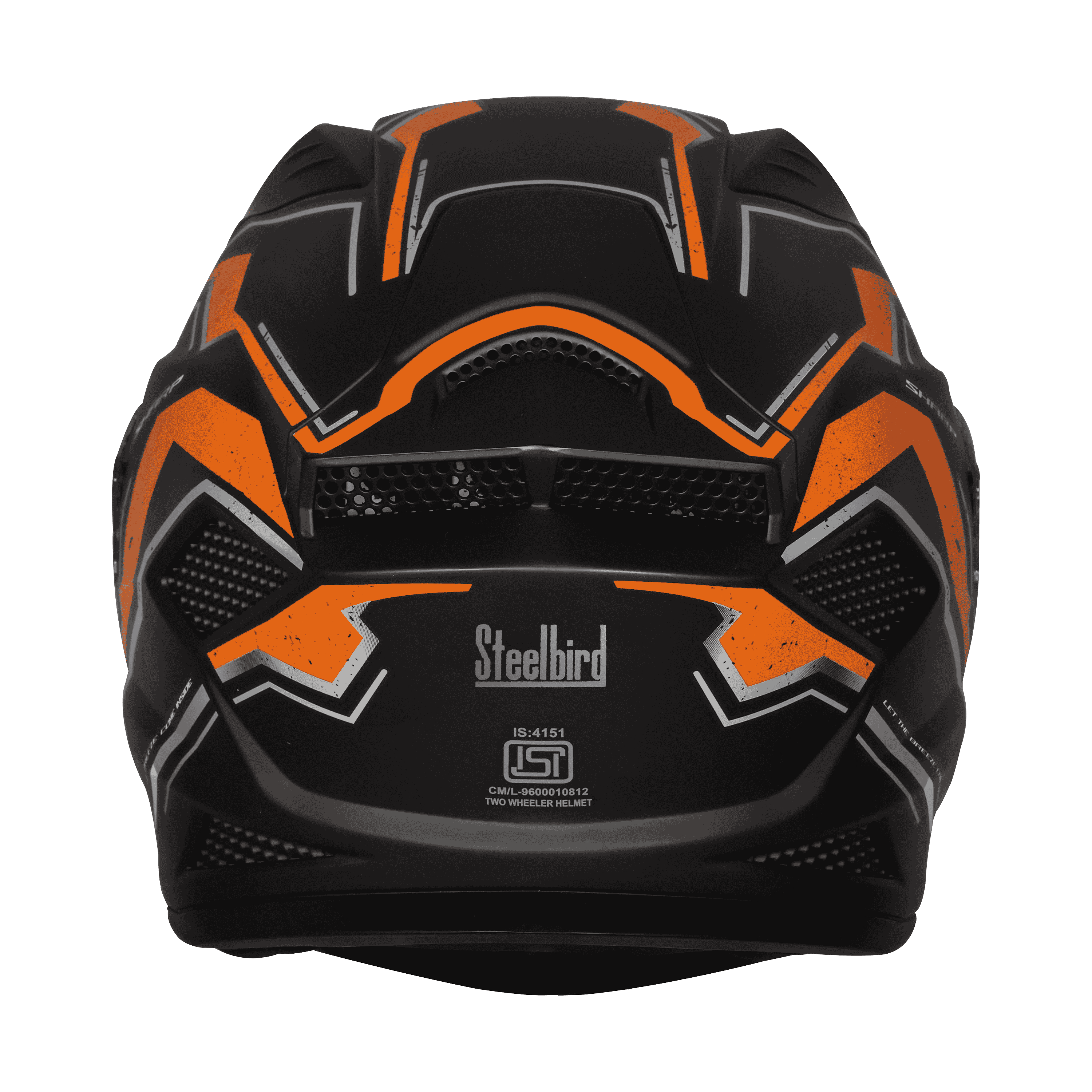 SBH-25 SV SHARP SPIRIT GLOSSY BLACK WITH ORANGE